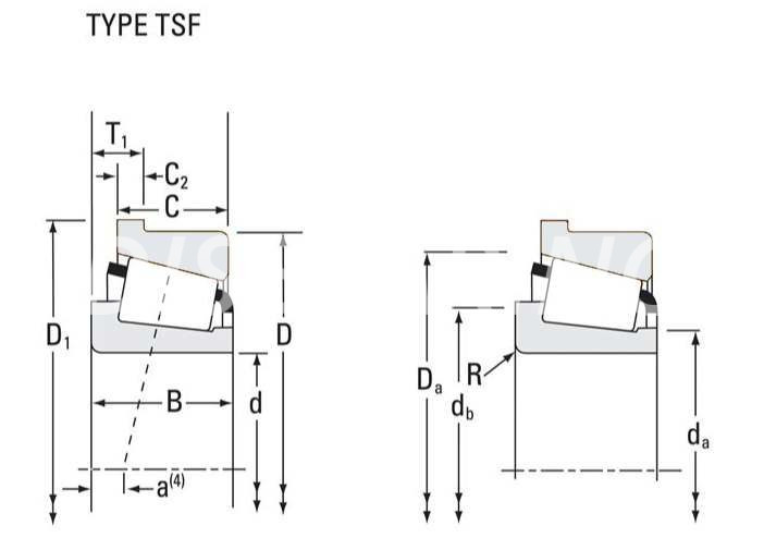 XC06536CD/JXC06536DC TIMKEN - Зображення 3